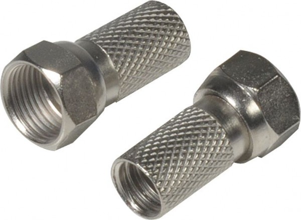 F konektor 7 mm, 2 kusy