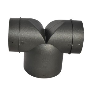 T-Piece ø 80 mm, Outlet 2 x ø 65/72 mm