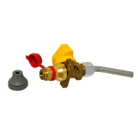 Valve with Flange and Pipe