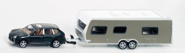 Model auta s karavanem
