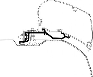 Adapter Fiat Ducato H2