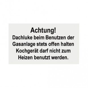 Gas Danger Sign