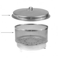 Charcoal Container, with lid, without ignition plate