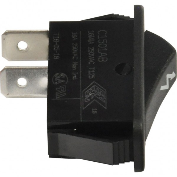Switch, rectangular for electric ignition for Thetford hobs and ovens