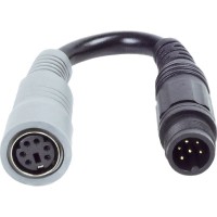 Camera Adapter, 6-pole coupling to 6-pole mini threaded connector