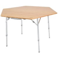 Skládací bambusový stůl 6 Hexagonal