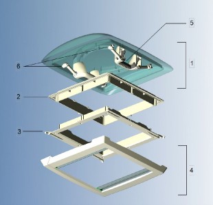 Replacement Dome VisionVent S pro/eco