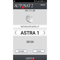 AutoSat 2 mobilní aplikace pro satelitní systém