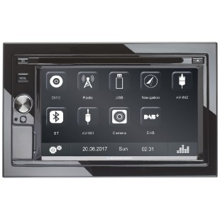 Navigation System Blaupunkt Palm Beach, incl. rear-view camera CAM 45 NAV, white