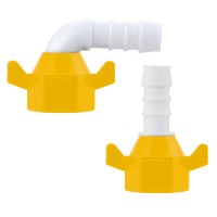 LILIE Barb Connector White-Yellow