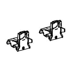 Connection Set Tension Rafter/Clamping Profile Housing Thule Omnistor 6200, Set Left + Right