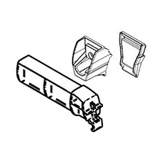 Connection Set and End Piece Clamping Profile Front Thule Residence / Panorama 6002 / 6900