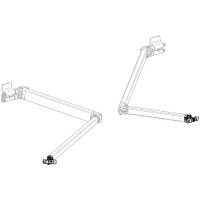 Jointed Arm Mount, front, left and right set, Thule Omnistor 5200