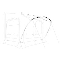 Tent Poles Upper Arch Thule QuickFit
