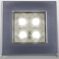 Nástavbový LED spot FriLight Square 50, bílý