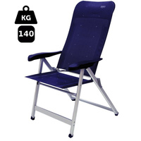 Skládací židle Crespo Luxus Plus - tmavě modrá