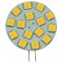  Diameter: 36 mm, ekvivalentní výkon: 35 W, Lumen: 250 lm, spotřeba( napájení): 2.6 W, úhel osvětlení: 125°, Základna: G4