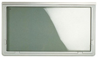 Výklopné boční okno Polyplastic s lakovaným rámem