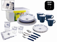 Brunner Blue Ocean melaminová sada nádobí
