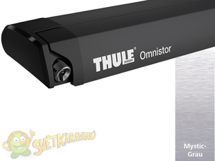 Markýza Thule Omnistor 6200, černé tělo, plátno Mystic Grau