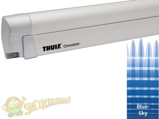 Markýza pro karavan Omnistor (Thule) 8000 plášť eloxovaný hliník, plátno Blue - Sky