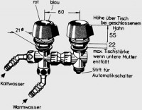 Mixing Tap Carletta with Valve