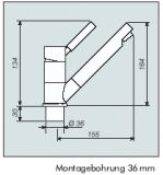 Single Lever Mixer Trend E with Shower Julia