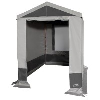 Storage tent, open 1