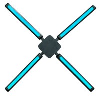 folding silicon trivet, blue 2
