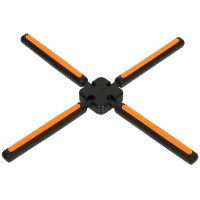 folding silicone trivet, orange 5