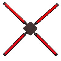 folding silicone trivet, red 6