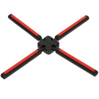 folding silicone trivet, red 7