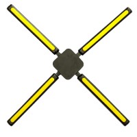 folding silicone trivet, yellow 8