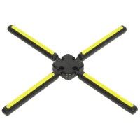 folding silicone trivet, yellow 9