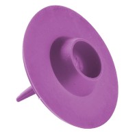 sink stopper violet, bottom 5