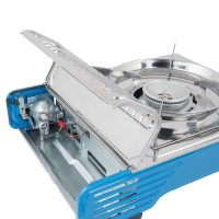 cartridge gas stove Camp Bistro DLX, empty gas cartridge compartment 6