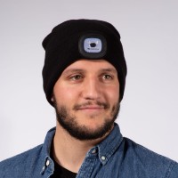 knitted hat with SMD LED, switched off 4
