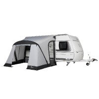partial tent Quick'N Easy Air, front as front entrance with opened side entrance 3